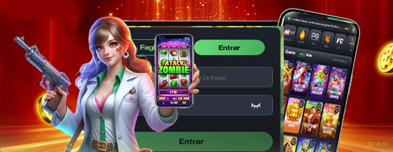 Slots no app bravo mobile